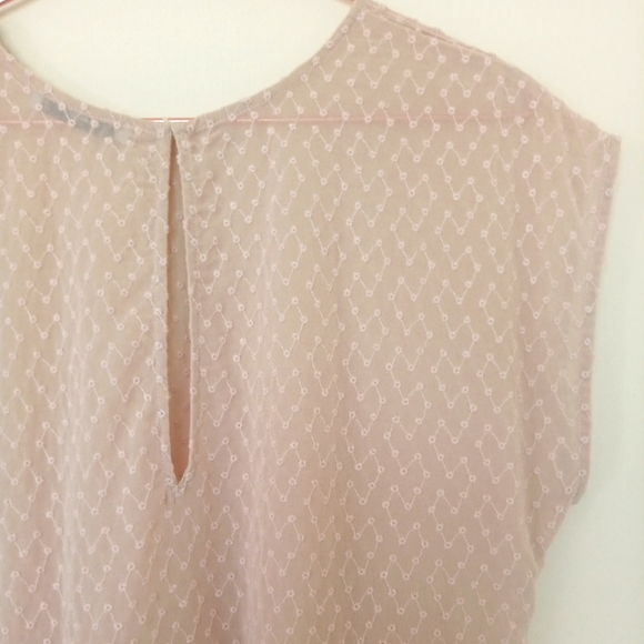 Mango Semi-sheer Blouse, size US 6 - Picture 5 of 6